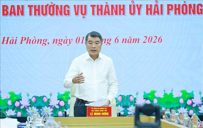 Thủ tướng Lê Minh Hưng: Hải Phòng phải đi đầu trong đổi mới mô hình tăng trưởng và chuyển đổi số