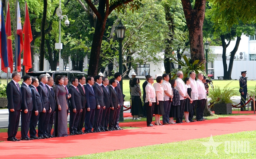 Lễ đón Tổng Bí thư, Chủ tịch nước Tô Lâm thăm cấp Nhà nước Philippines