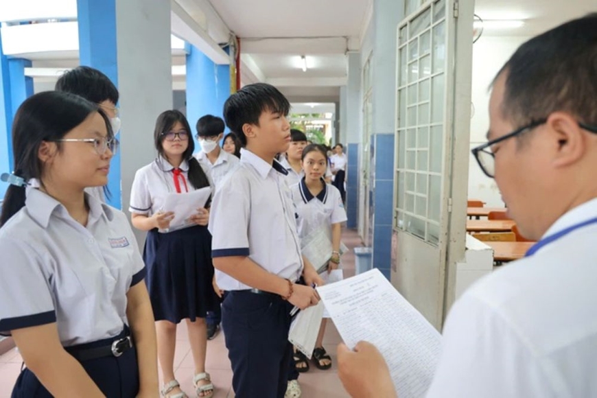 Hơn 151.000 th&iacute; sinh tại TP Hồ Ch&iacute; Minh dự thi lớp 10 c&ocirc;ng lập