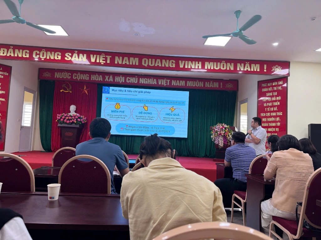 Ứng dụng bản đồ số trong phòng, chống dịch bệnh - bước đột phá chuyển đổi số từ y tế cơ sở