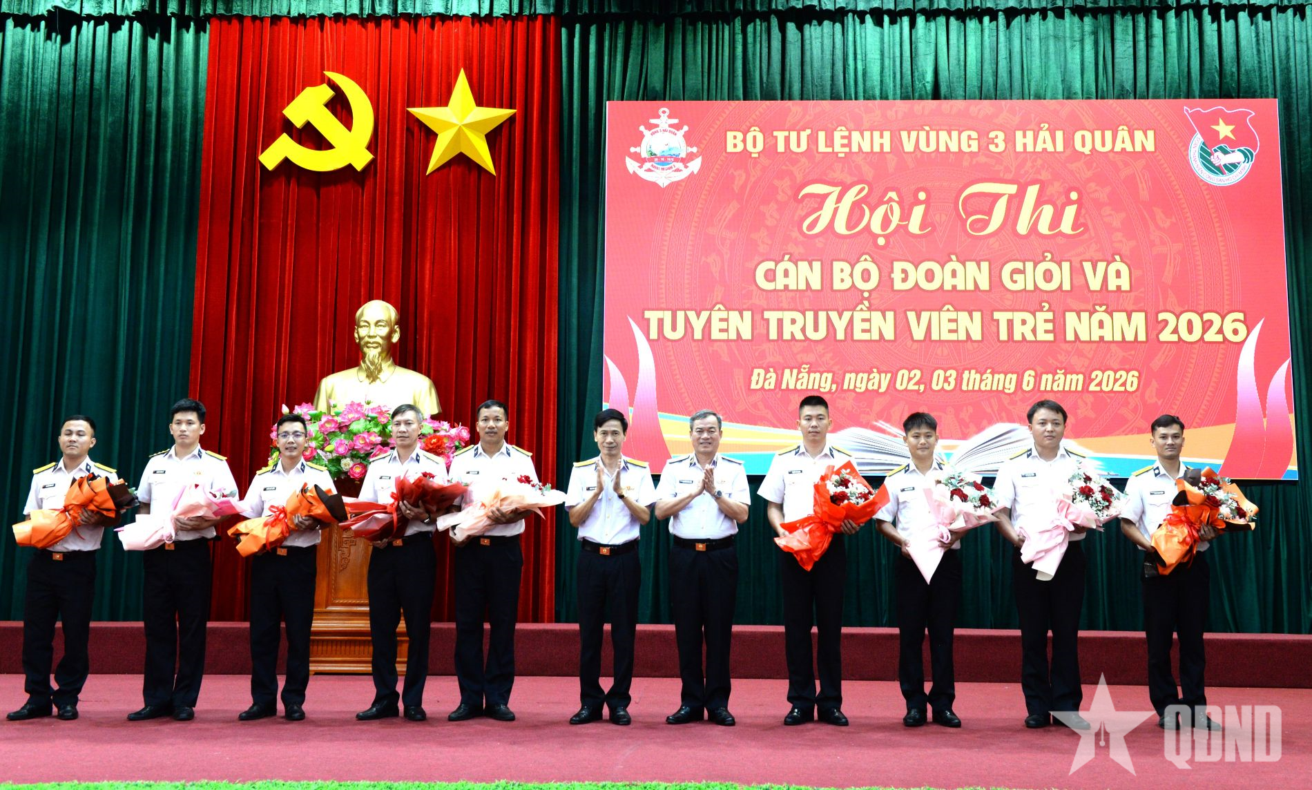 Vùng 3 Hải quân khai mạc Hội thi cán bộ Đoàn giỏi, tuyên truyền viên trẻ