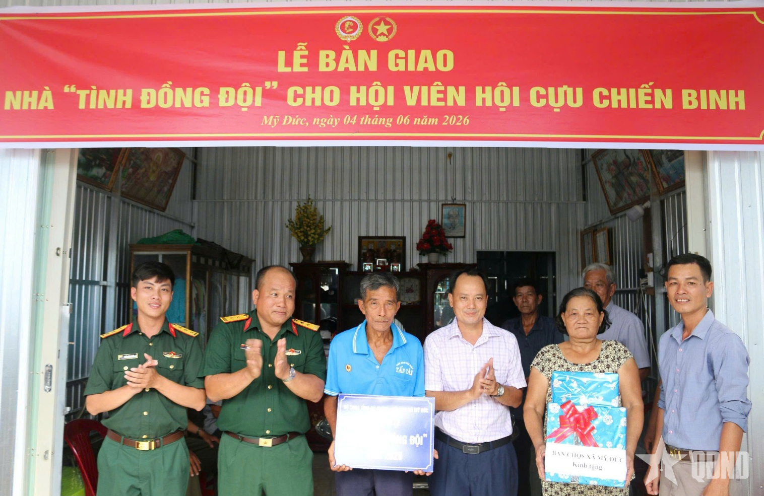 An Giang: Bàn giao nhà “Tình đồng đội” tại xã Mỹ Đức

