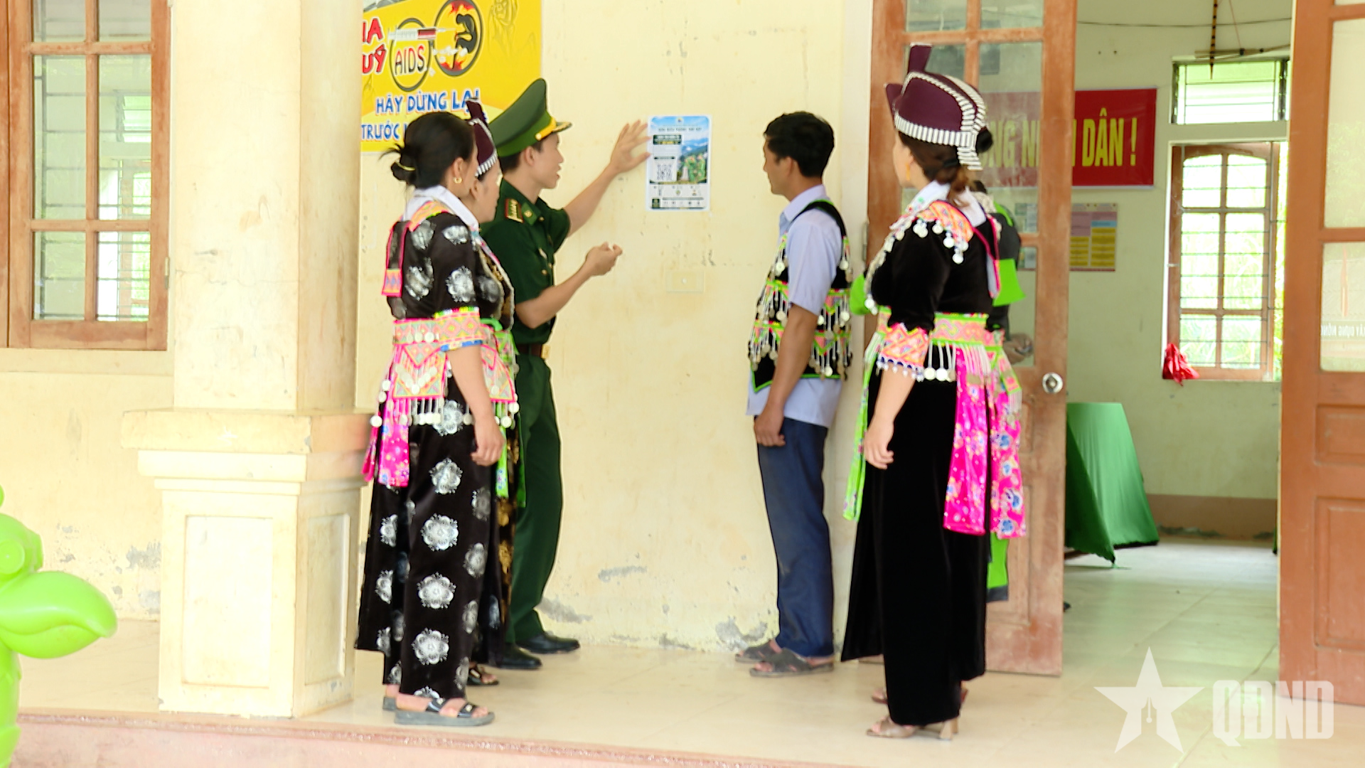 Báo tin cho Bộ đội Biên phòng qua mã QR
