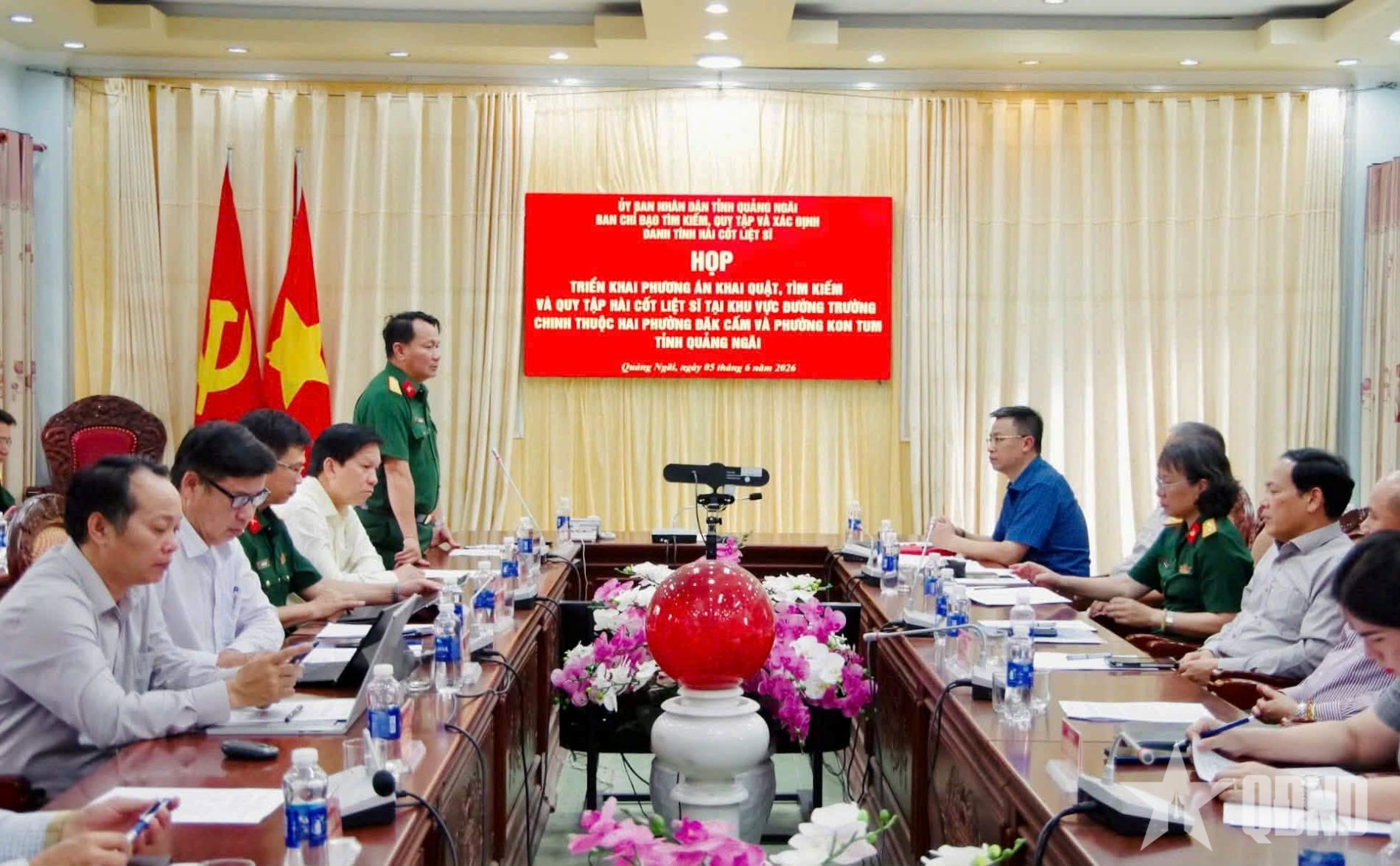 Quảng Ngãi: Dự kiến đào 4 rãnh thăm dò tìm hài cốt liệt sĩ tại phường Đăk Cấm và Kon Tum