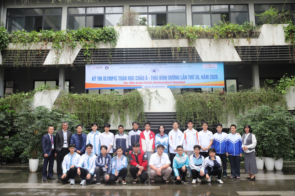 Việt Nam xếp thứ 7/45 quốc gia, vùng lãnh thổ tại Olympic Toán học châu Á - Thái Bình Dương