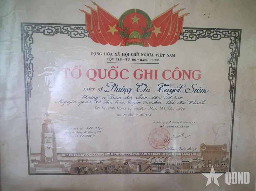 Bà mẹ Việt Nam anh hùng Lê Thị Huệ: Lặng thầm một khúc tráng ca