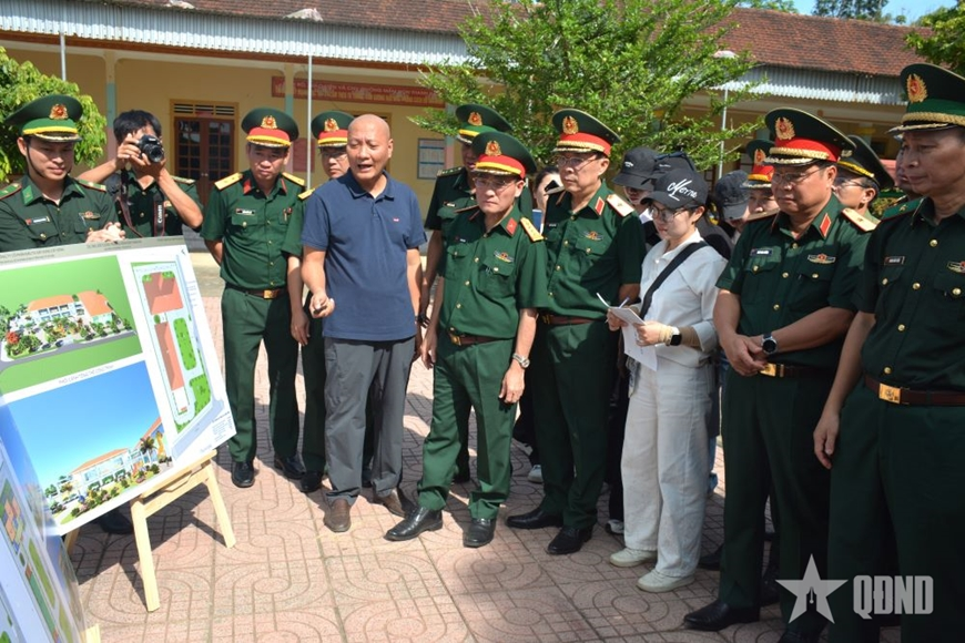 Khảo sát chuẩn bị tổ chức Giao lưu hữu nghị Quốc phòng biên giới Việt Nam - Lào lần thứ ba
