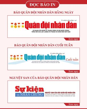 Thông báo kế hoạch xuất bản các ấn phẩm Báo Quân đội nhân dân quý 3 năm 2026
