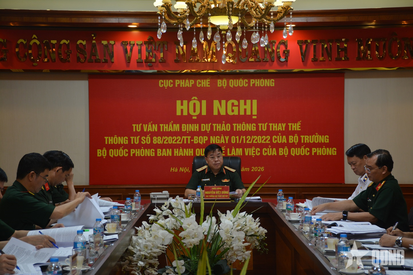 Nhiều điểm mới trong dự thảo quy chế làm việc của Bộ Quốc phòng