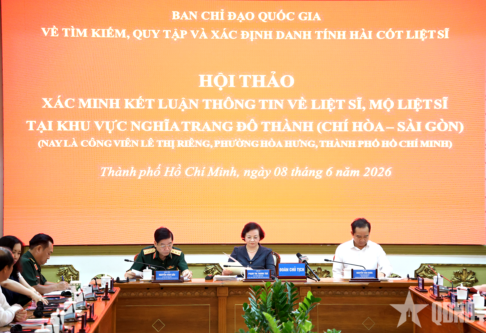 Khẩn trương tìm kiếm, quy tập hài cốt liệt sĩ tại Công viên Lê Thị Riêng (TP Hồ Chí Minh)