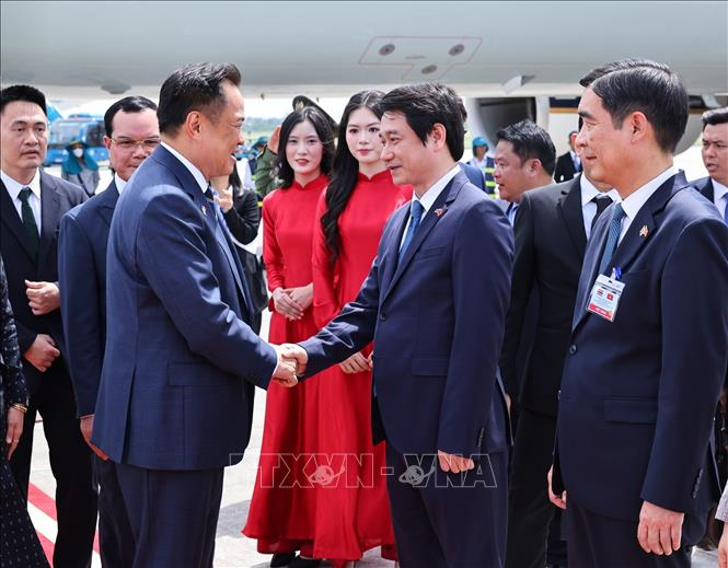 Thủ tướng Thái Lan bắt đầu thăm chính thức Việt Nam và dự Diễn đàn Tương lai ASEAN 2026
