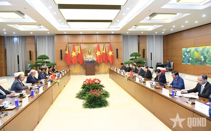 Chủ tịch Quốc hội Trần Thanh Mẫn hội kiến Thủ tướng Cộng h&ograve;a D&acirc;n chủ Timor-Leste