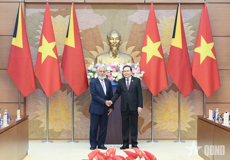 Chủ tịch Quốc hội Trần Thanh Mẫn hội kiến Thủ tướng Cộng h&ograve;a D&acirc;n chủ Timor-Leste