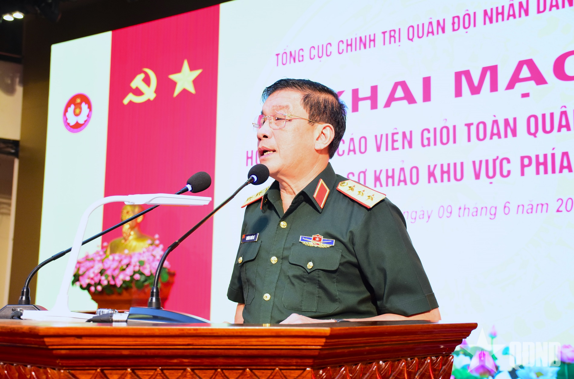 82 thí sinh tham dự Hội thi báo cáo viên giỏi toàn quân năm 2026 khu vực phía Bắc