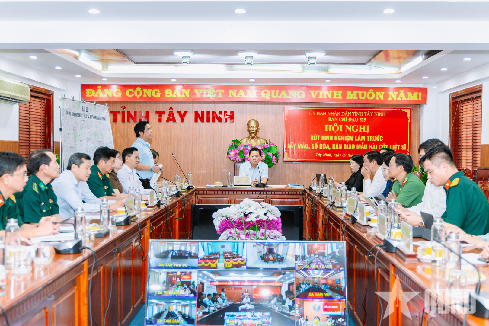 Tây Ninh rút kinh nghiệm công tác lấy mẫu, số hóa, bàn giao mẫu hài cốt liệt sĩ