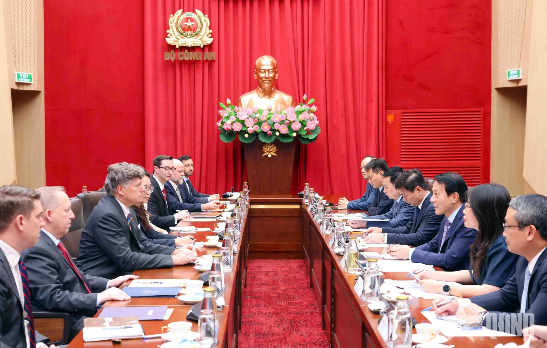 Đại tướng Lương Tam Quang tiếp Thứ trưởng thường trực Bộ Ngoại giao Hoa Kỳ