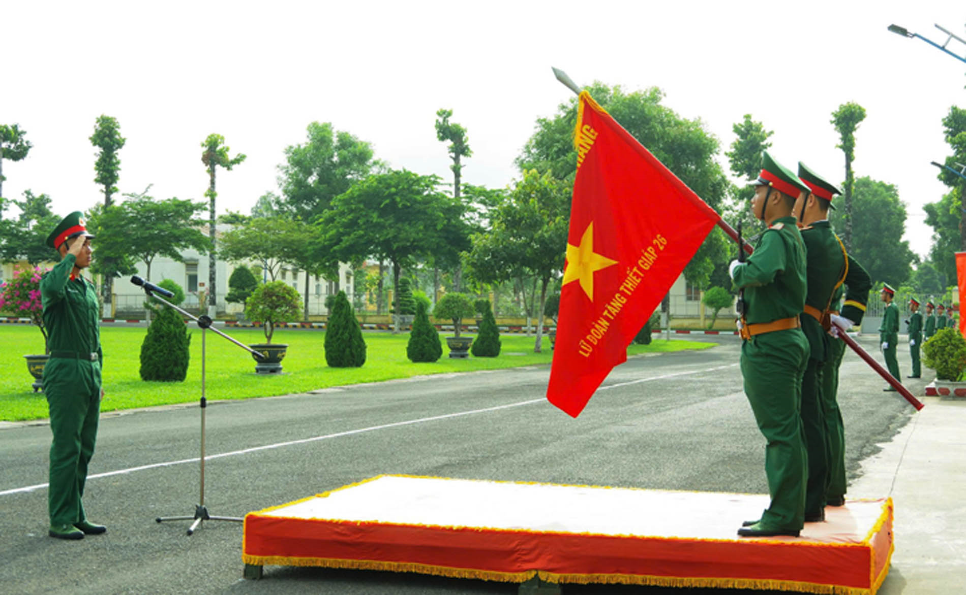 Các cơ quan, đơn vị tổ chức Lễ tuyên thệ chiến sĩ mới năm 2026

