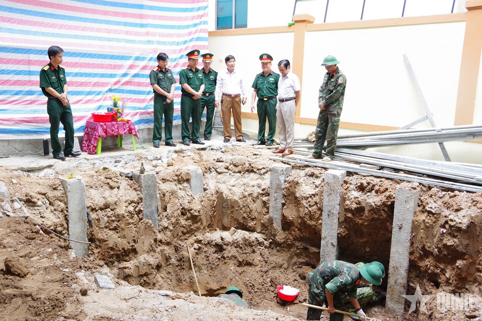 Quảng Trị: Phát hiện, cất bốc 4 hài cốt liệt sĩ