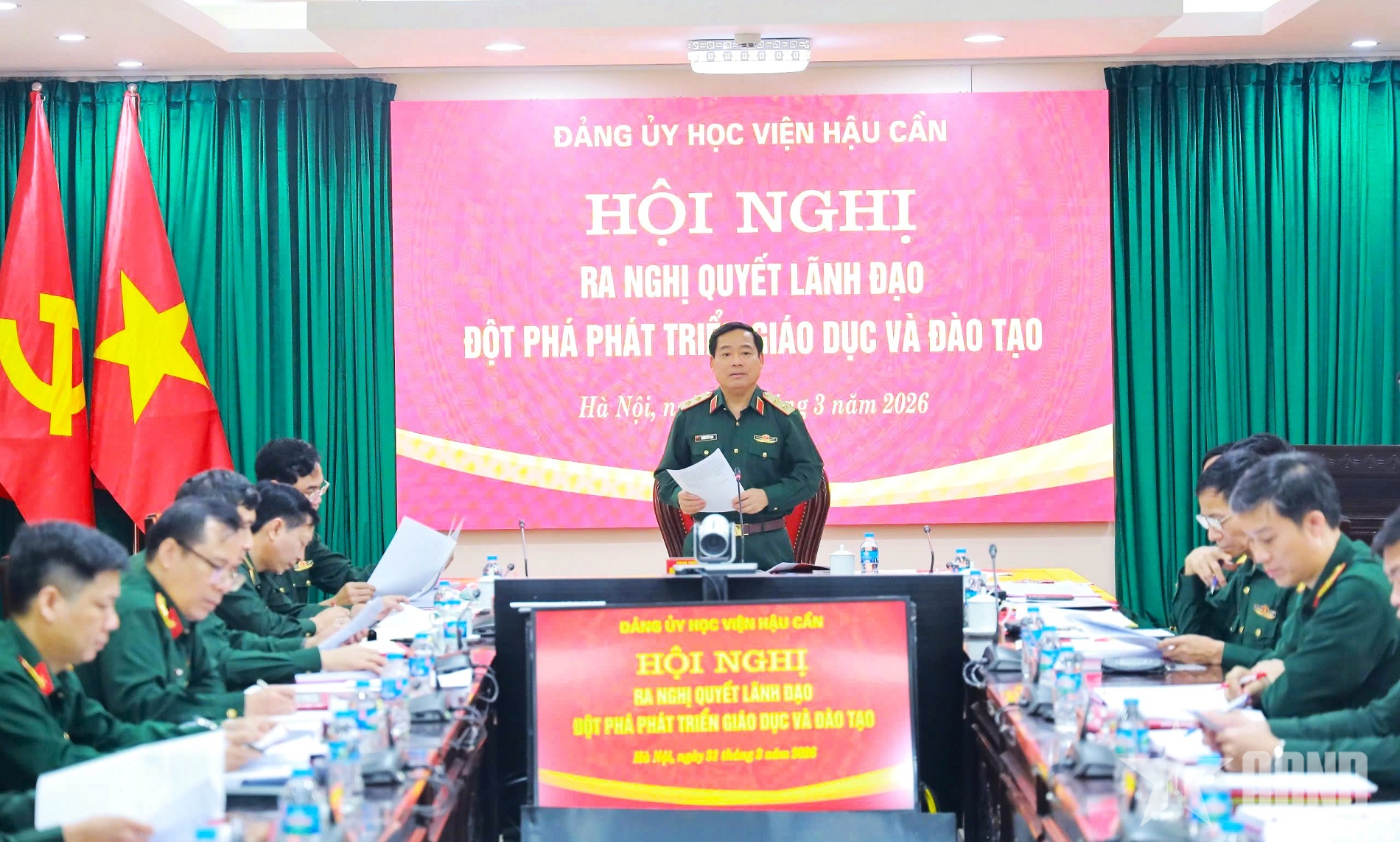 Phát huy truyền thống vẻ vang, xây dựng Học viện Hậu cần phát triển toàn diện, hiện đại