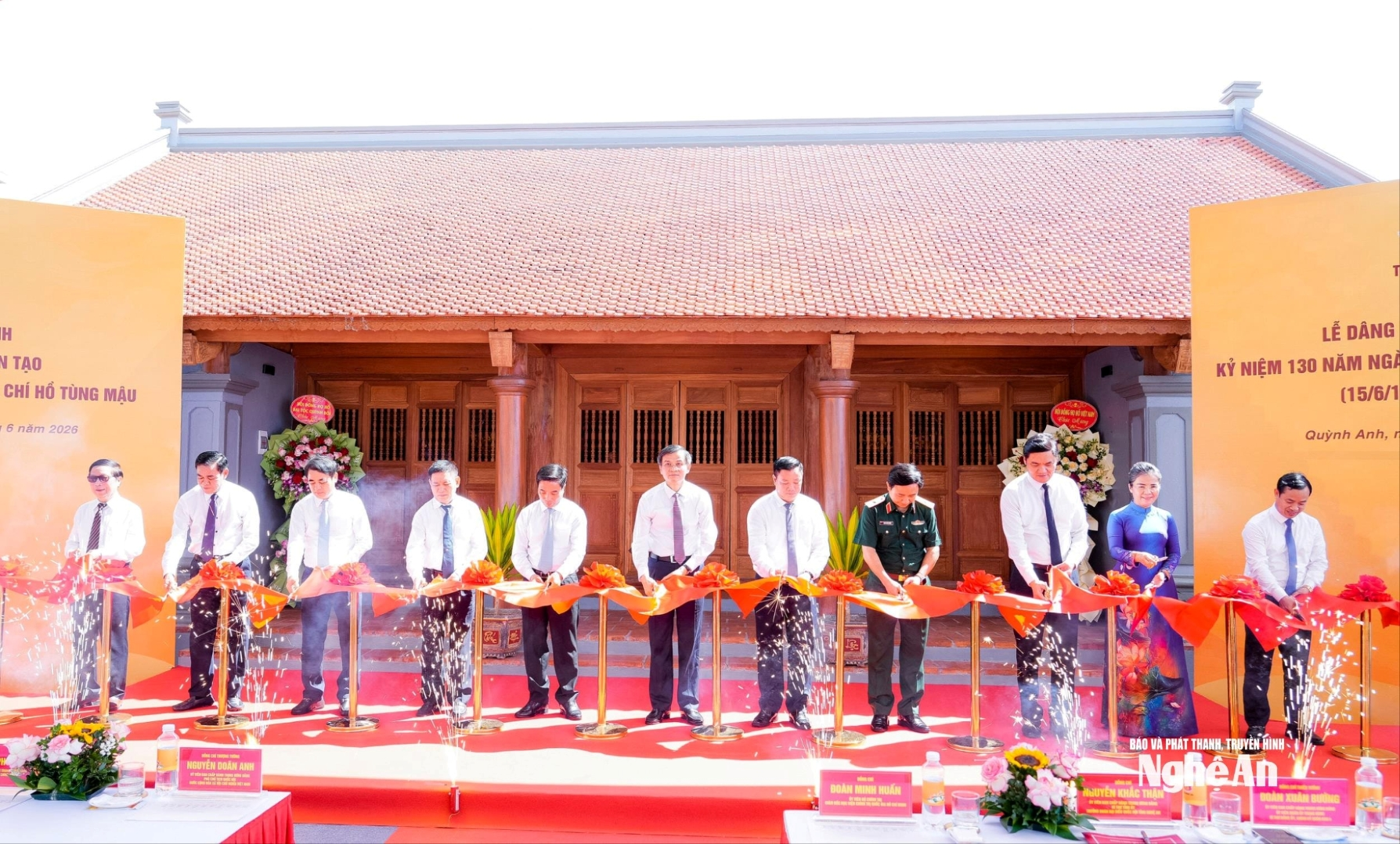 Hoàn thành tôn tạo Di tích nhà thờ và mộ đồng chí Hồ Tùng Mậu