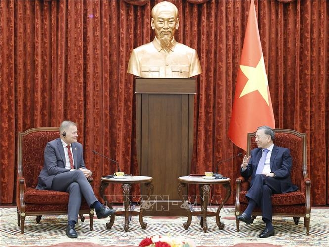 Tổng Bí thư, Chủ tịch nước Tô Lâm tiếp Đại sứ Đan Mạch chào từ biệt