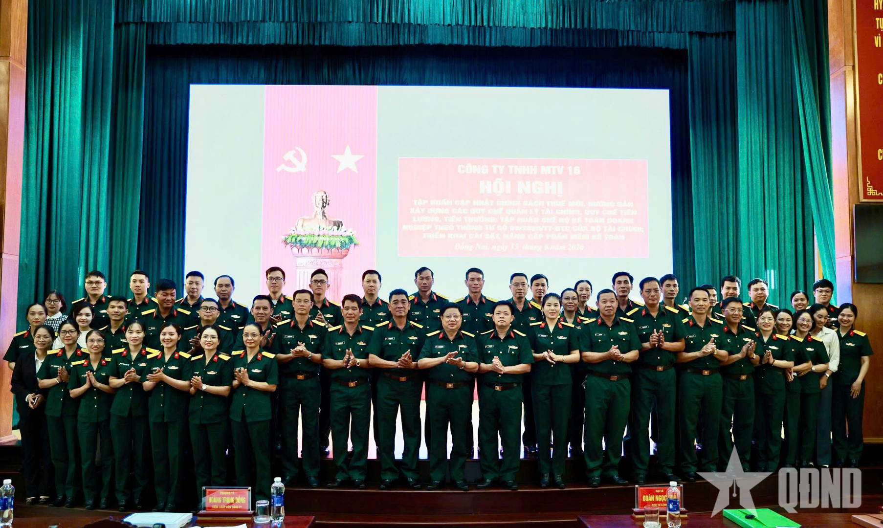 Binh đoàn 16 tập huấn về chính sách thuế, kế toán và chuyển đổi số