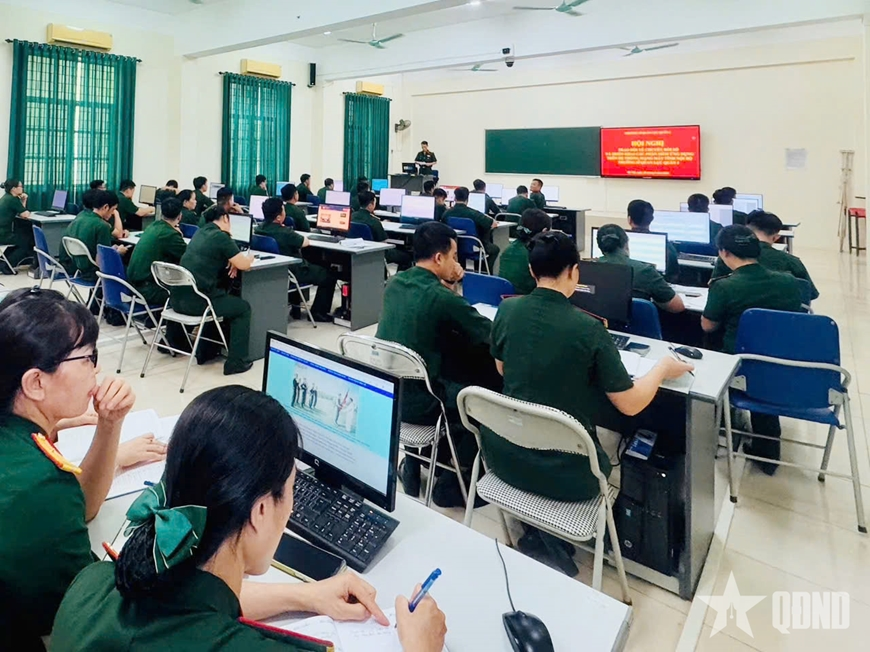 Đẩy mạnh chuyển đổi số, xây dựng Trường Sĩ quan Lục quân 1 thông minh, hiện đại
