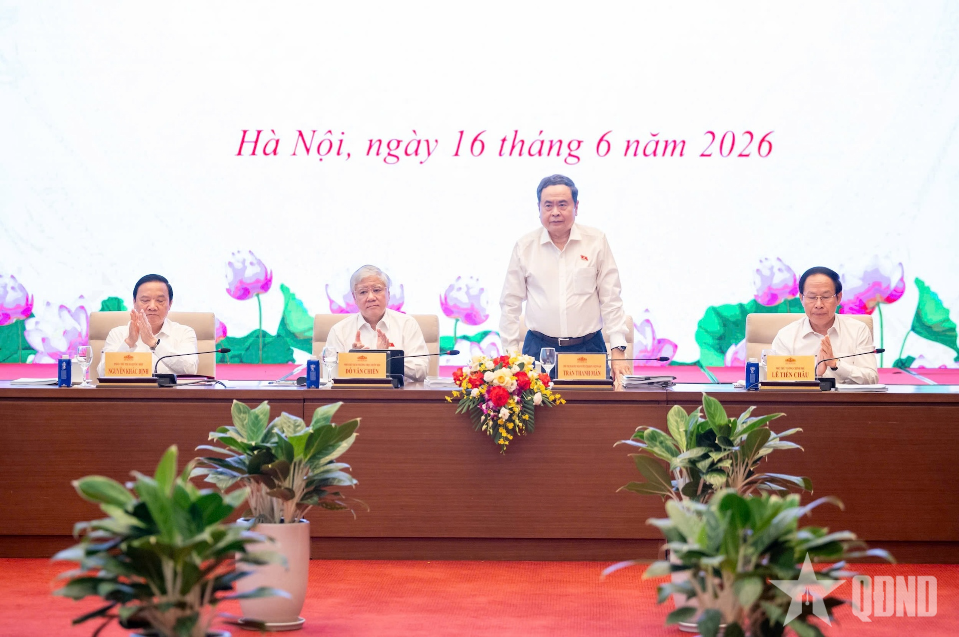 Chủ tịch Quốc hội Trần Thanh Mẫn chủ trì Hội nghị triển khai Định hướng lập pháp nhiệm kỳ Quốc hội khóa XVI