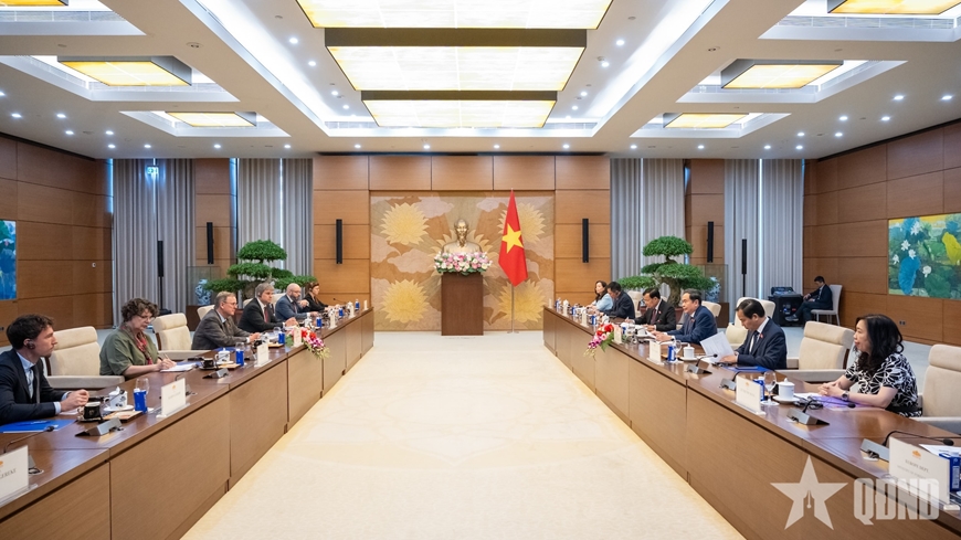 Chủ tịch Quốc hội Trần Thanh Mẫn tiếp Phó chủ tịch Quốc hội Cộng hòa Liên bang Đức Bodo Ramelow