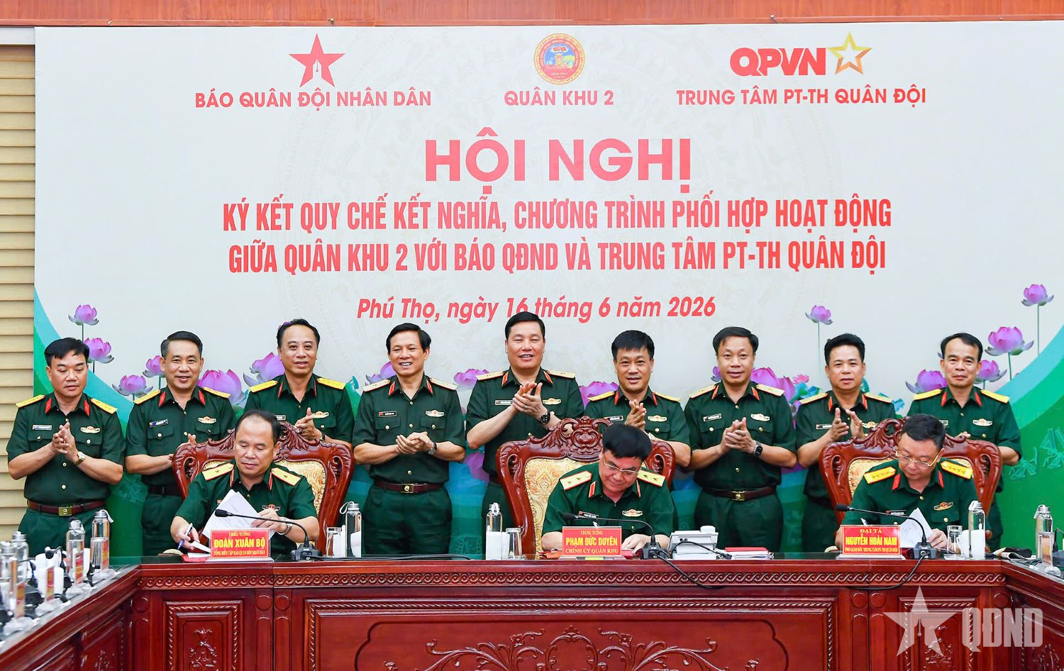 Quân khu 2 và Báo Quân đội nhân dân, Trung tâm Phát thanh - Truyền hình Quân đội tăng cường phối hợp, tuyên truyền hiệu quả các hoạt động