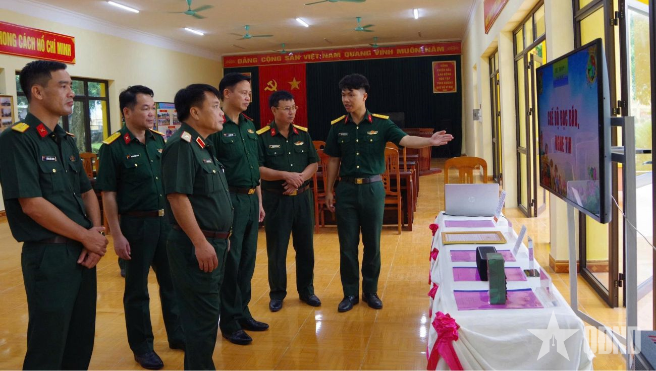 Quân khu 1 kiểm tra công tác phổ biến, giáo dục pháp luật tại Sư đoàn 346