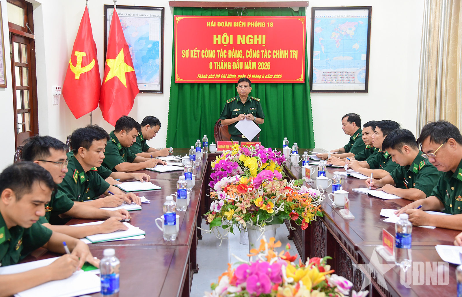 Hải đoàn Biên phòng 18 quyết tâm xây dựng đơn vị “5 vững”
