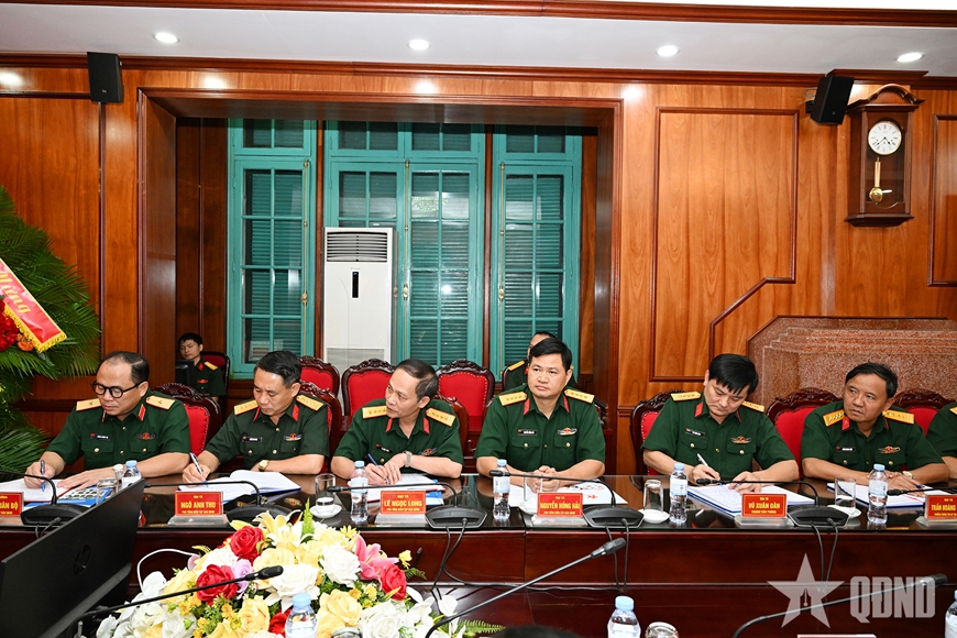 Gallery - Đại tướng Nguyễn Trọng Nghĩa thăm, chúc mừng Báo Quân đội nhân dân