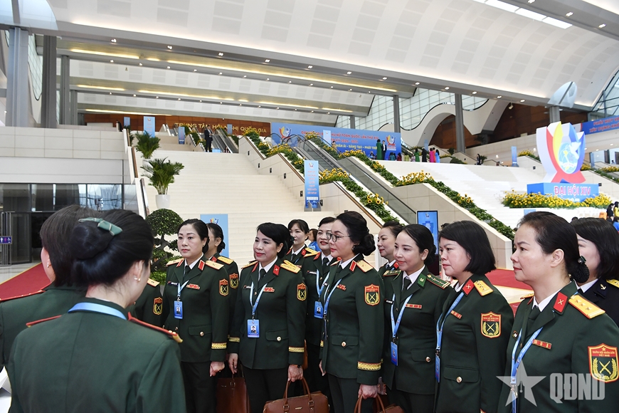Đại hội đại biểu Phụ nữ to&agrave;n quốc lần thứ XIV: Tỏa s&aacute;ng h&igrave;nh ảnh nữ qu&acirc;n nh&acirc;n Việt Nam