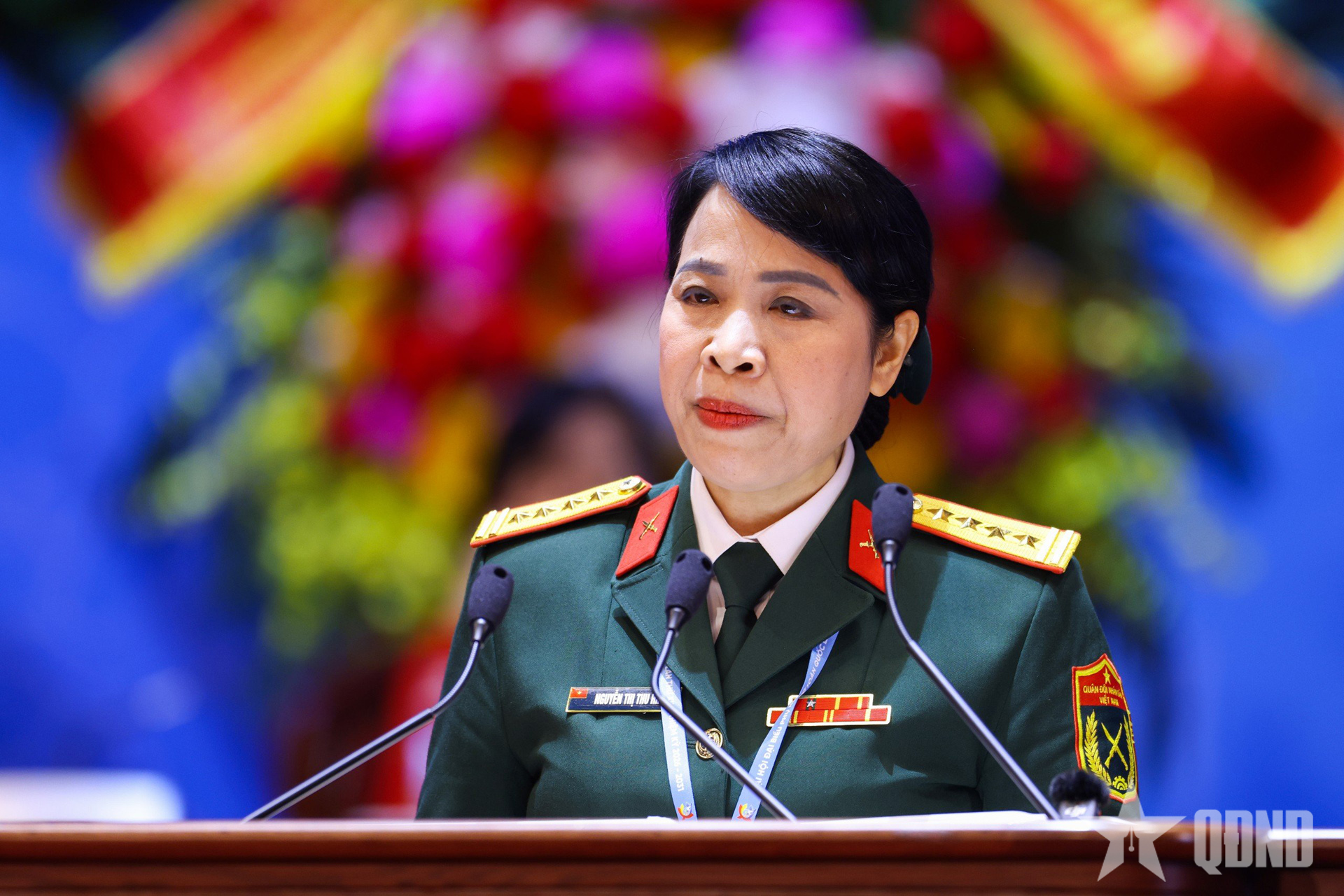 Đại hội đại biểu Phụ nữ toàn quốc lần thứ XIV: Xây dựng người phụ nữ Quân đội “Bản lĩnh, trí tuệ, kỷ cương, nhân ái”