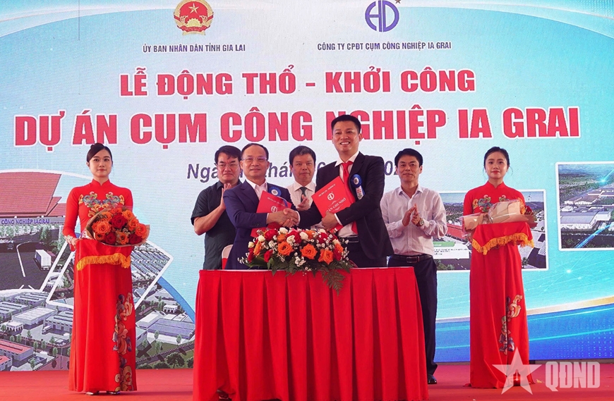 Gia Lai: Dự &aacute;n Cụm c&ocirc;ng nghiệp Ia Grai tạo việc l&agrave;m cho khoảng 5.000 lao động