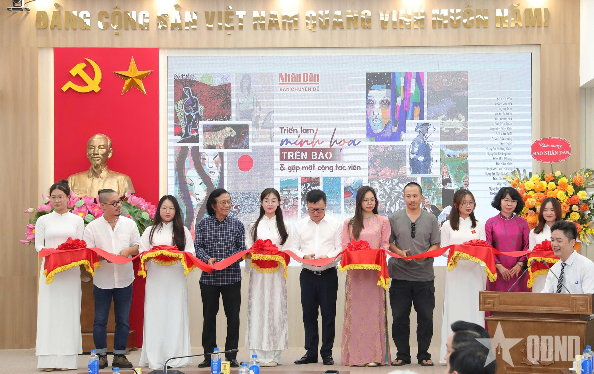 Triển lãm “Minh họa trên báo” quy tụ 23 họa sĩ, tôn vinh sự đồng hành giữa báo chí và mỹ thuật