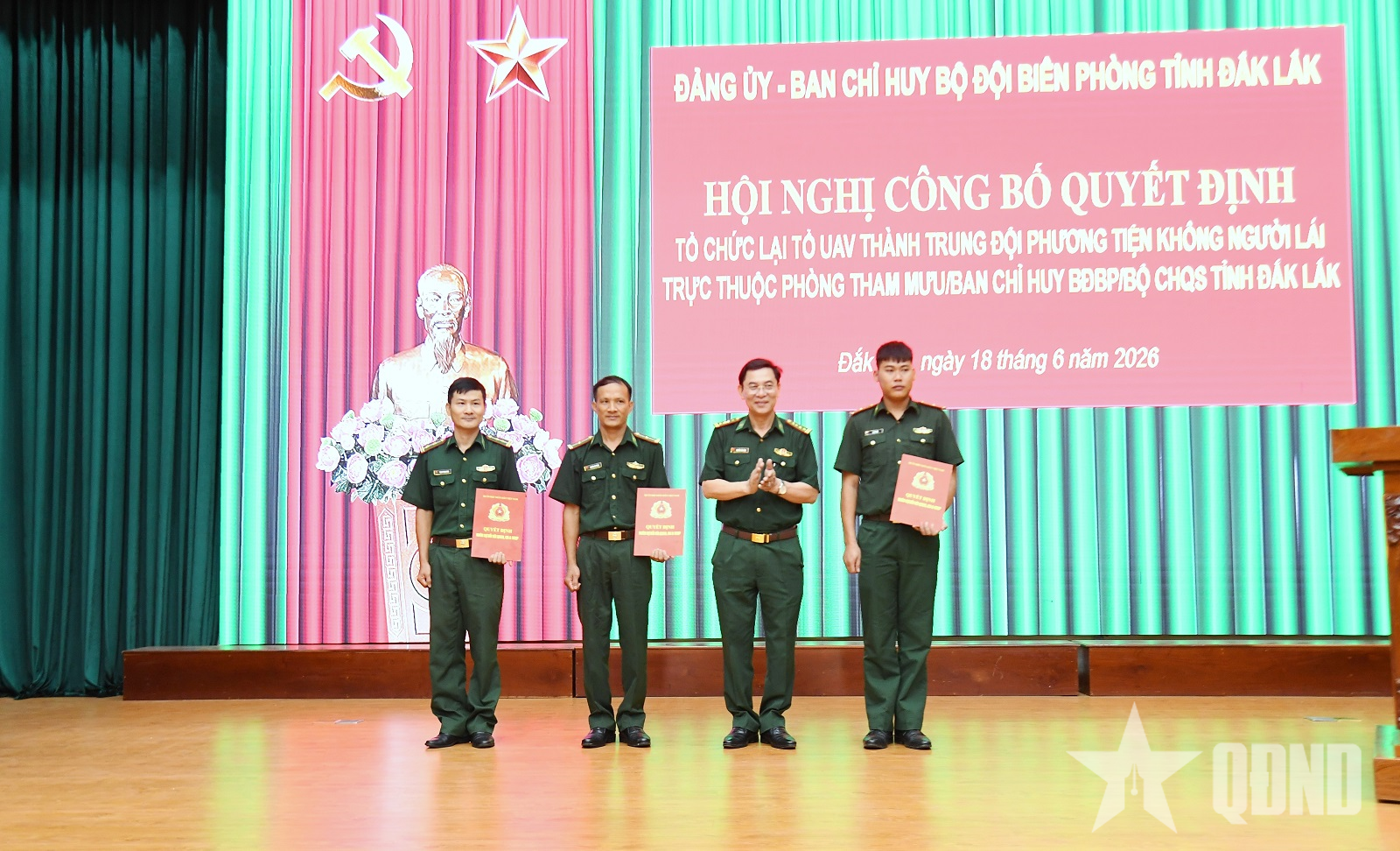 Đắk Lắk công bố quyết định thành lập Trung đội phương tiện không người lái