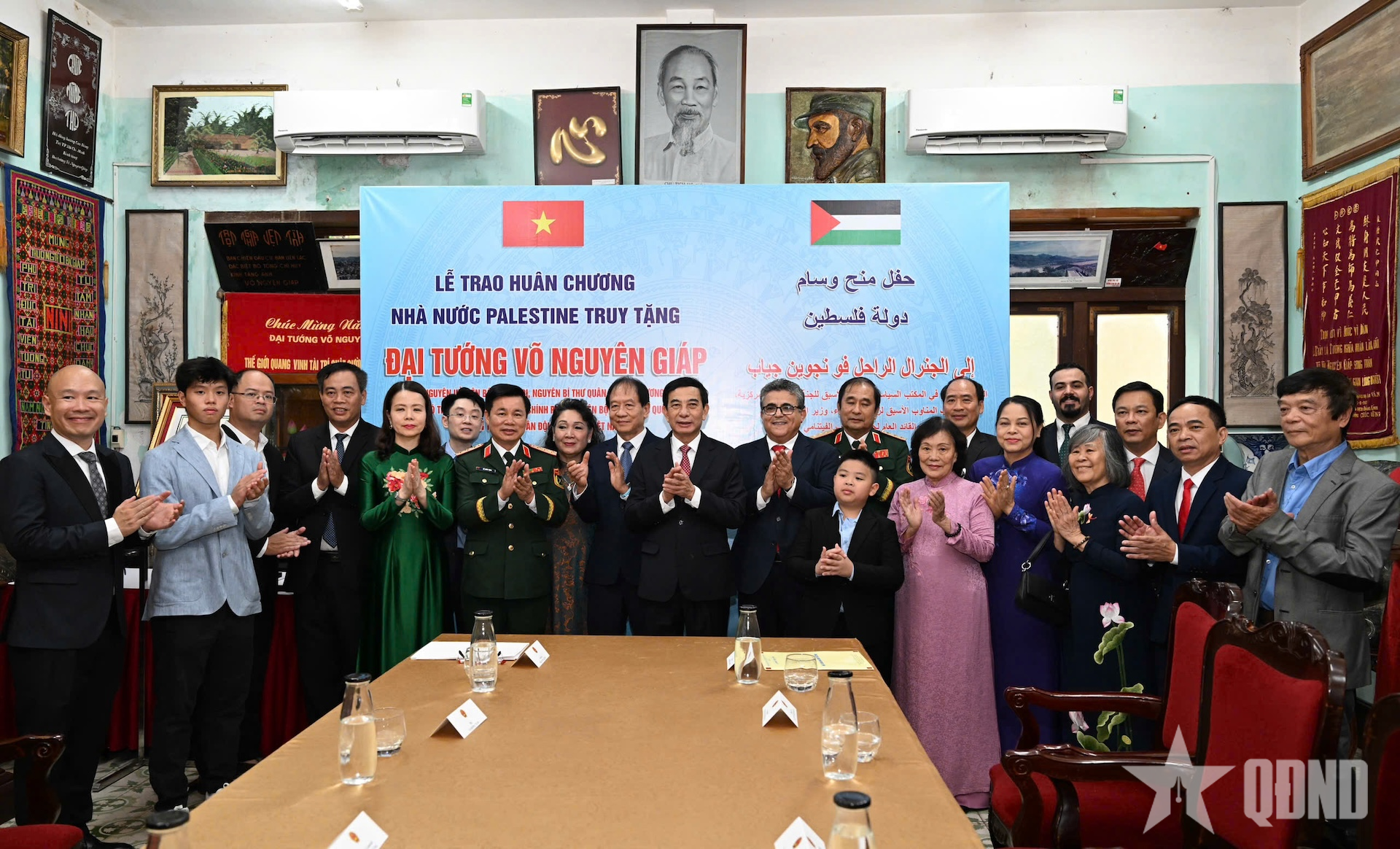Nhà nước Palestine truy tặng Đại tướng Võ Nguyên Giáp Huân chương cao quý