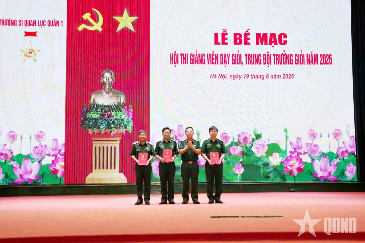 Trường Sĩ quan Lục quân 1: Hơn 100 đồng chí được công nhận giảng viên dạy giỏi, trung đội trưởng giỏi