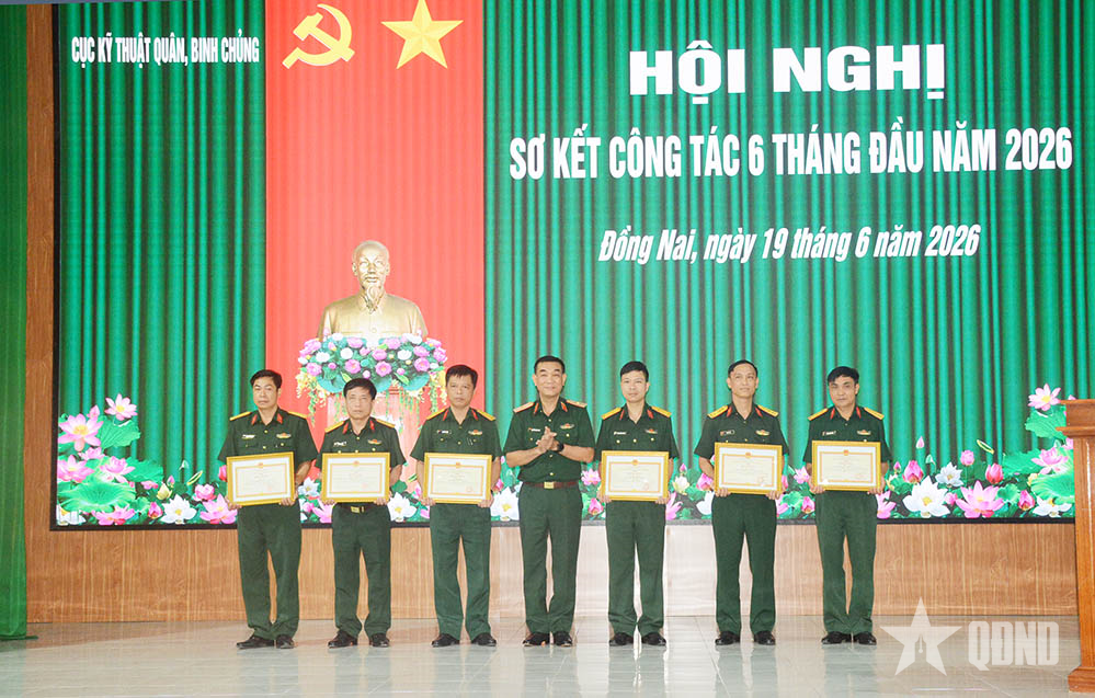 Cục Kỹ thuật Quân, binh chủng hoàn thành toàn diện nhiệm vụ 6 tháng đầu năm 2026