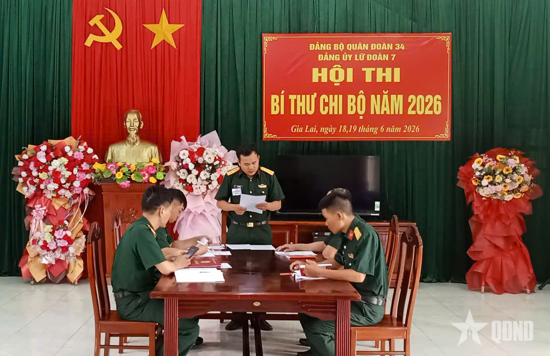 Đảng ủy Lữ đoàn Công binh 7 (Quân đoàn 34): Nâng cao trình độ đội ngũ bí thư chi bộ