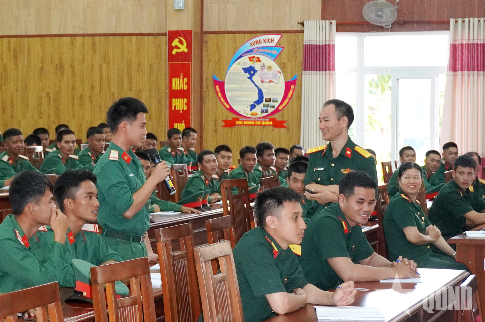 Viện Kiểm sát quân sự Khu vực 52 (Quân khu 5): Phối hợp tuyên truyền, phổ biến pháp luật tại Lữ đoàn 280

