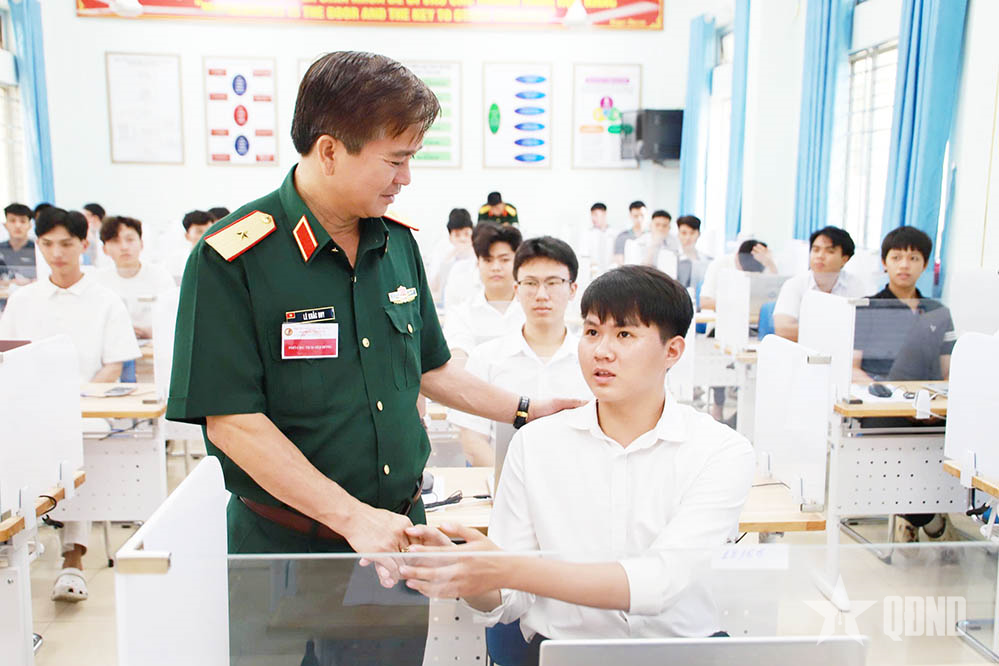 Ấn tượng tốt đẹp về kỳ thi đánh giá năng lực tại Trường Sĩ quan Lục quân 2