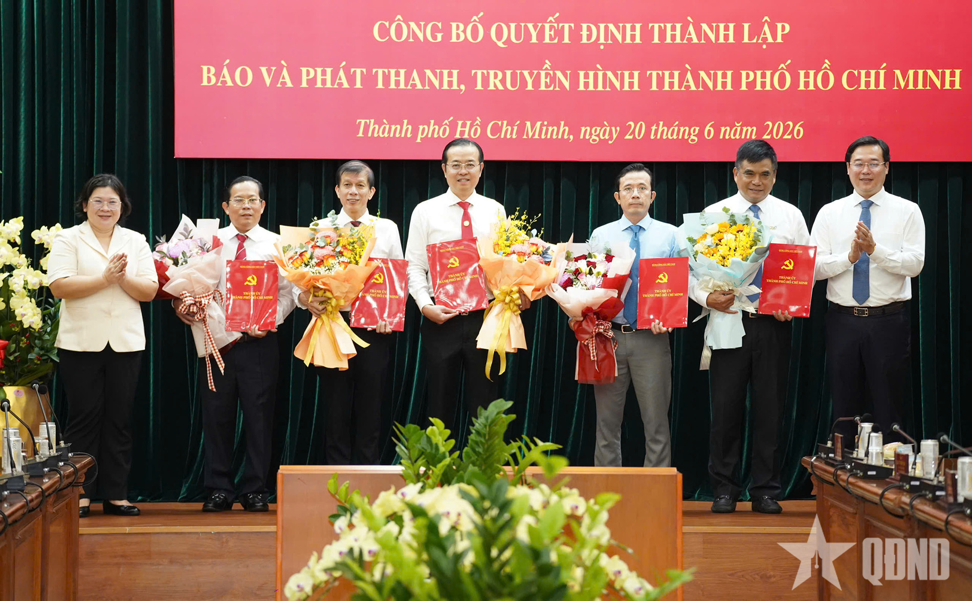 Thành ủy TP Hồ Chí Minh công bố quyết định thành lập Báo và Phát thanh, truyền hình TP Hồ Chí Minh