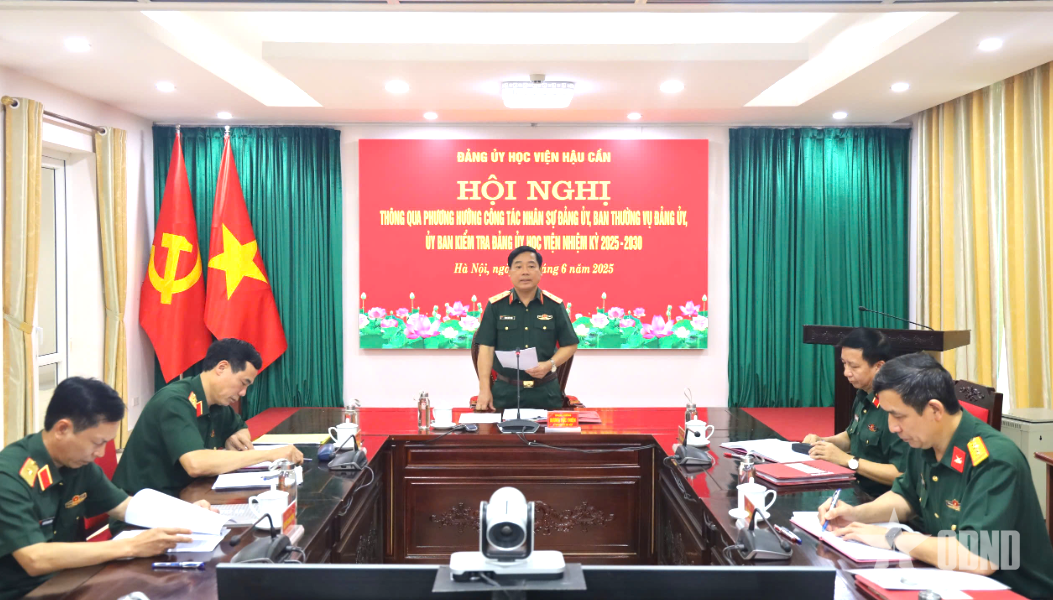 Công tác kiểm tra, giám sát - nhân tố quan trọng xây dựng Đảng bộ Học viện Hậu cần trong sạch, vững mạnh toàn diện