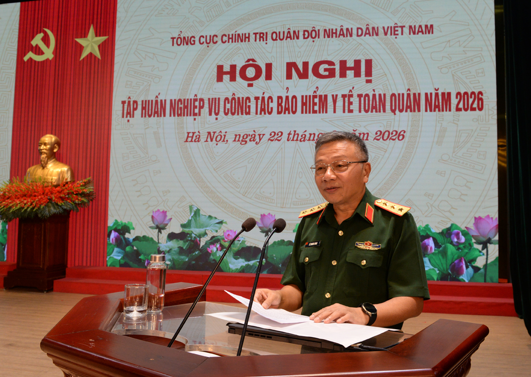 Tổng cục Chính trị tập huấn nghiệp vụ công tác Bảo hiểm y tế toàn quân khu vực phía Bắc
