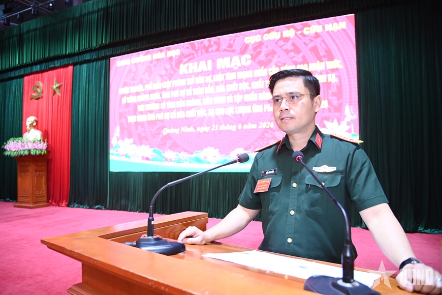 Tuyên truyền Luật Phòng thủ dân sự, Luật Tình trạng khẩn cấp, tập huấn ứng phó sự cố phóng xạ