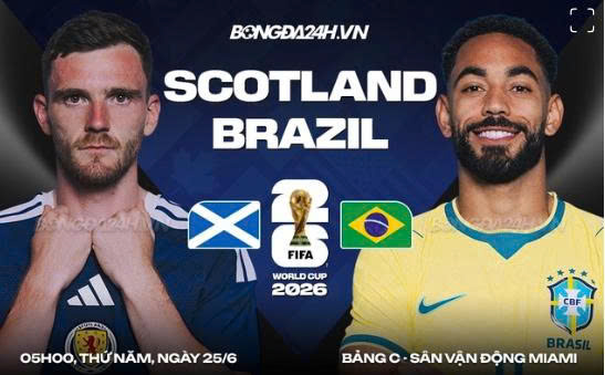 Nhận định Scotland và Brazil: Cuộc chiến không khoan nhượng
