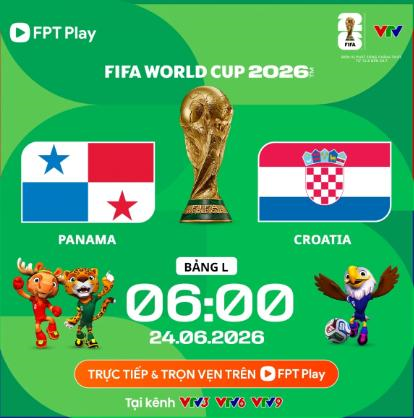 Link xem trực tiếp Panama và Croatia (bảng L World Cup 2026)